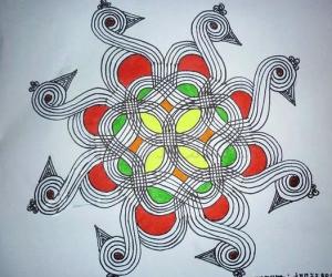 Rangoli: Ducks